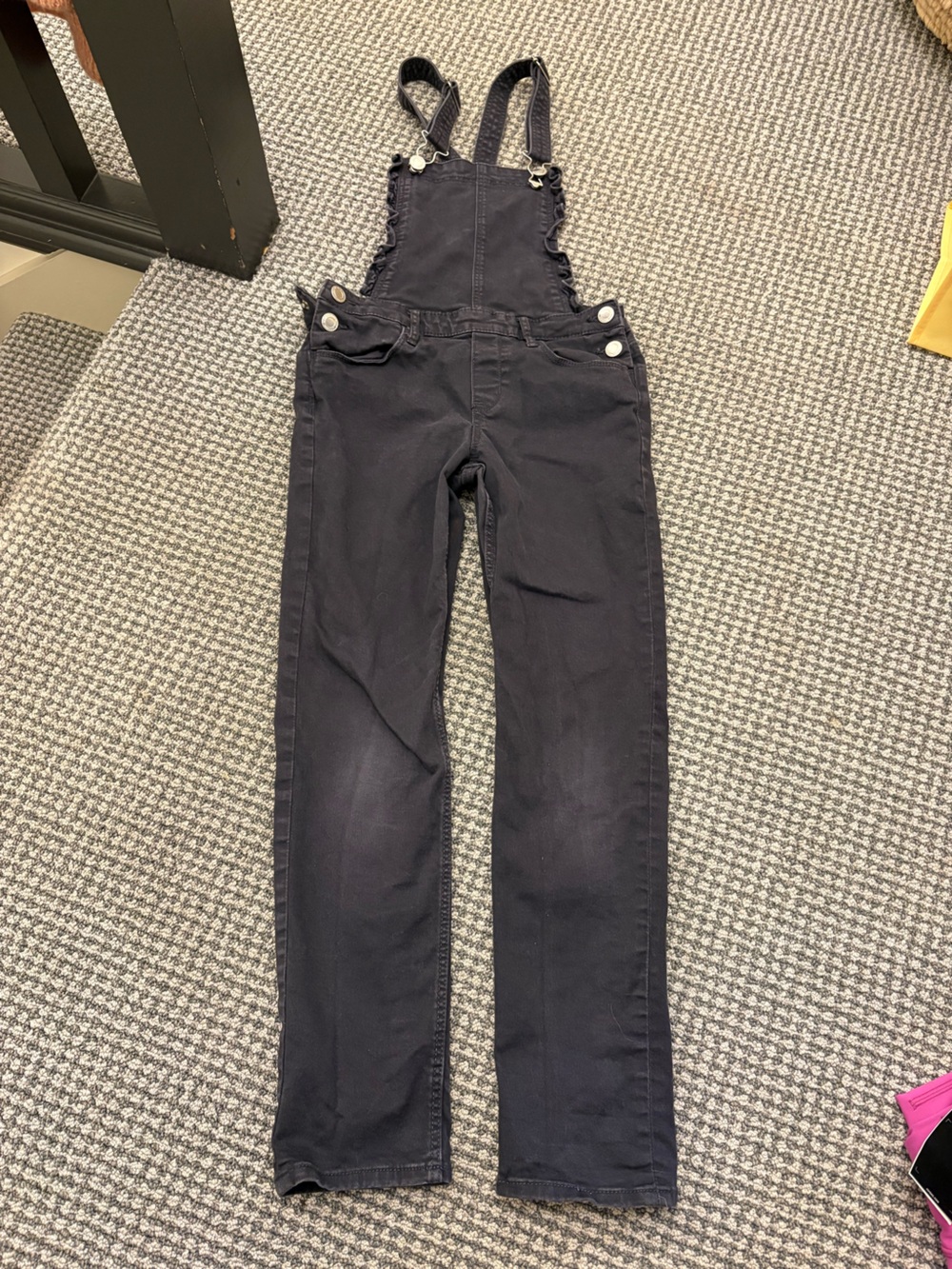 H&M black overalls, size 9-10